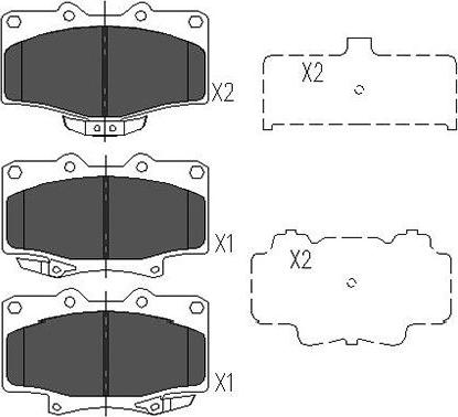 Kavo Parts KBP-9047 - Jarrupala, levyjarru inparts.fi