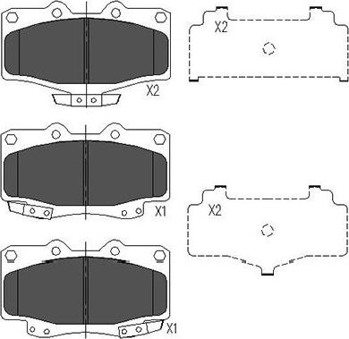 Kavo Parts KBP-9054 - Jarrupala, levyjarru inparts.fi