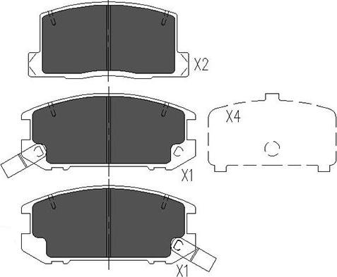 Kavo Parts KBP-9057 - Jarrupala, levyjarru inparts.fi