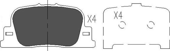 Kavo Parts KBP-9069 - Jarrupala, levyjarru inparts.fi