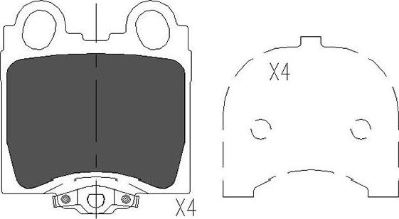 Kavo Parts KBP-9066 - Jarrupala, levyjarru inparts.fi