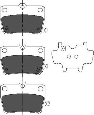 Kavo Parts KBP-9068 - Jarrupala, levyjarru inparts.fi