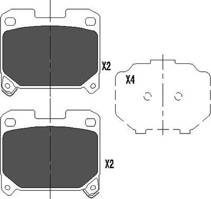 Kavo Parts KBP-9063 - Jarrupala, levyjarru inparts.fi