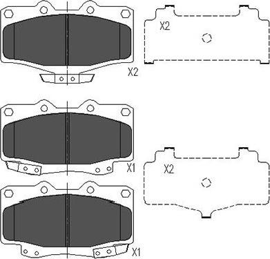 Kavo Parts KBP-9004 - Jarrupala, levyjarru inparts.fi