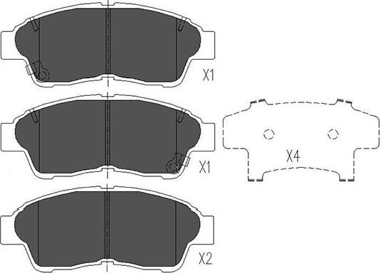 Kavo Parts KBP-9005 - Jarrupala, levyjarru inparts.fi