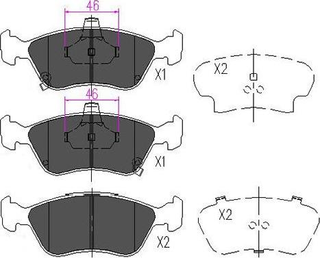 Kavo Parts KBP-9006 - Jarrupala, levyjarru inparts.fi