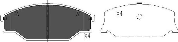 Kavo Parts KBP-9001 - Jarrupala, levyjarru inparts.fi