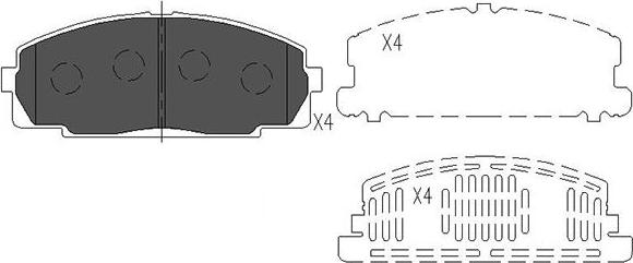 Kavo Parts KBP-9002 - Jarrupala, levyjarru inparts.fi