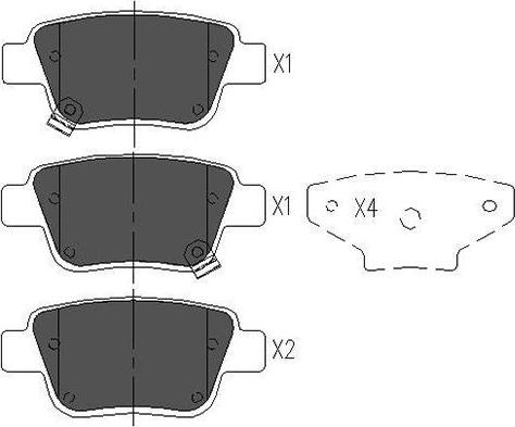 Kavo Parts KBP-9019 - Jarrupala, levyjarru inparts.fi