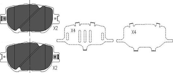 Kavo Parts KBP-9015 - Jarrupala, levyjarru inparts.fi