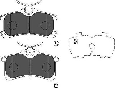 Kavo Parts KBP-9017 - Jarrupala, levyjarru inparts.fi