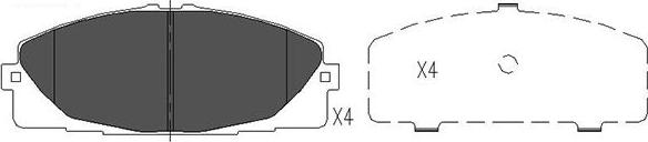 Kavo Parts KBP-9089 - Jarrupala, levyjarru inparts.fi