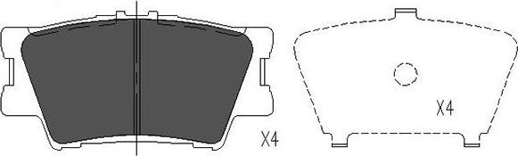 Kavo Parts KBP-9086 - Jarrupala, levyjarru inparts.fi