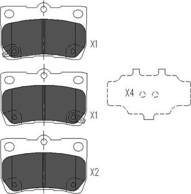 Kavo Parts KBP-9083 - Jarrupala, levyjarru inparts.fi