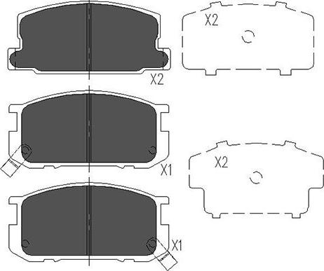 Kavo Parts KBP-9035 - Jarrupala, levyjarru inparts.fi