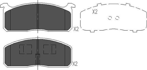 Kavo Parts KBP-9029 - Jarrupala, levyjarru inparts.fi