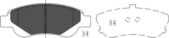 Kavo Parts KBP-9024 - Jarrupala, levyjarru inparts.fi