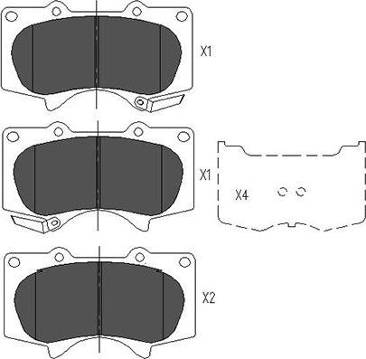 Kavo Parts KBP-9020 - Jarrupala, levyjarru inparts.fi