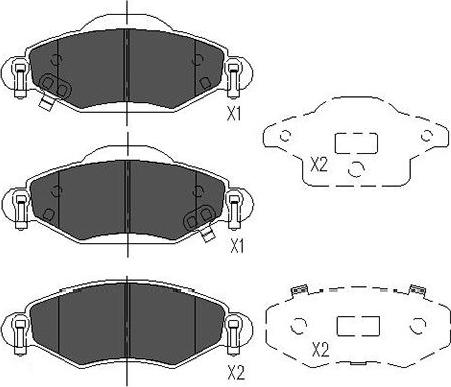 Kavo Parts KBP-9023 - Jarrupala, levyjarru inparts.fi