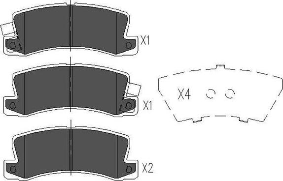 Kavo Parts KBP-9022 - Jarrupala, levyjarru inparts.fi