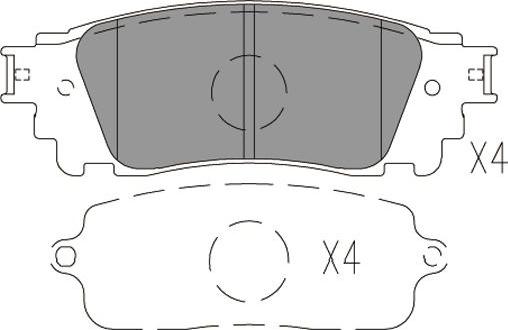 Kavo Parts KBP-9149 - Jarrupala, levyjarru inparts.fi