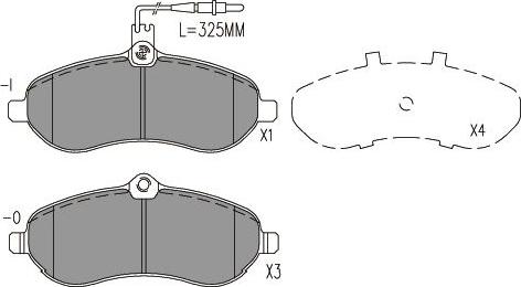 Kavo Parts KBP-9148 - Jarrupala, levyjarru inparts.fi