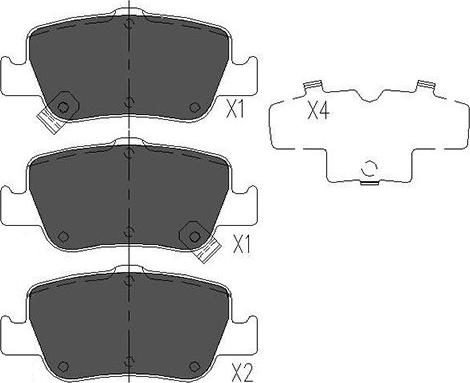 Kavo Parts KBP-9104 - Jarrupala, levyjarru inparts.fi