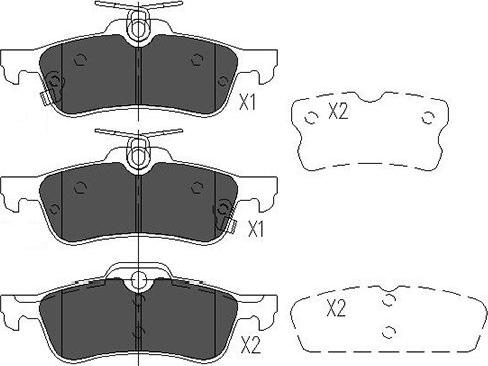 Kavo Parts KBP-9106 - Jarrupala, levyjarru inparts.fi