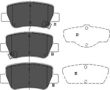 Kavo Parts KBP-9107 - Jarrupala, levyjarru inparts.fi