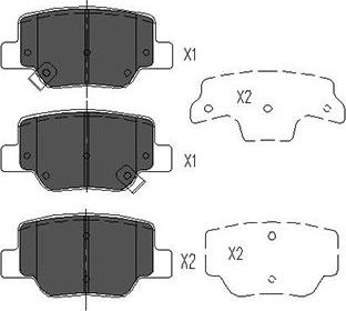 Kavo Parts KBP-9115 - Jarrupala, levyjarru inparts.fi