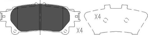 Kavo Parts KBP-9111 - Jarrupala, levyjarru inparts.fi