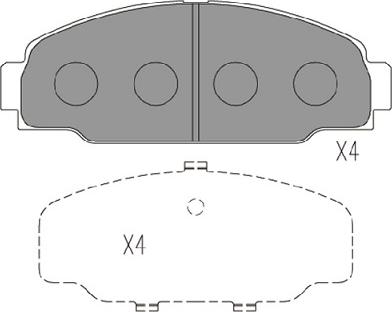 Kavo Parts KBP-9131 - Jarrupala, levyjarru inparts.fi