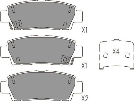 Kavo Parts KBP-9125 - Jarrupala, levyjarru inparts.fi