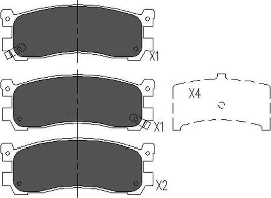 Kavo Parts KBP-4543 - Jarrupala, levyjarru inparts.fi