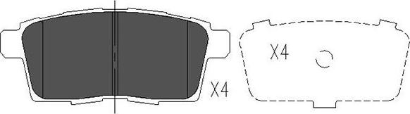 Kavo Parts KBP-4559 - Jarrupala, levyjarru inparts.fi