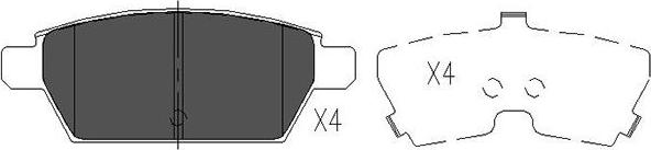 Kavo Parts KBP-4554 - Jarrupala, levyjarru inparts.fi