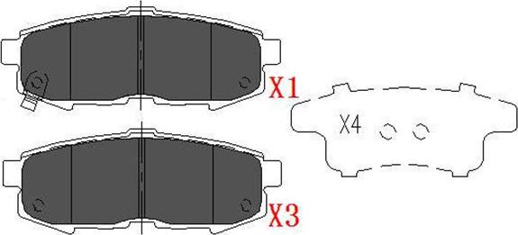 Kavo Parts KBP-4555 - Jarrupala, levyjarru inparts.fi