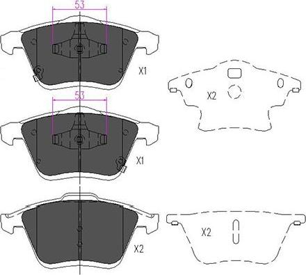 Kavo Parts KBP-4553 - Jarrupala, levyjarru inparts.fi