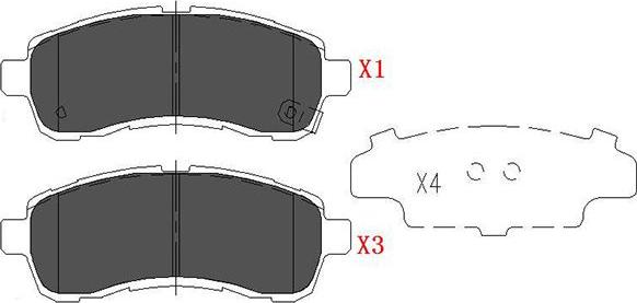 Kavo Parts KBP-4560 - Jarrupala, levyjarru inparts.fi