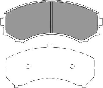 Kavo Parts KBP-4567 - Jarrupala, levyjarru inparts.fi