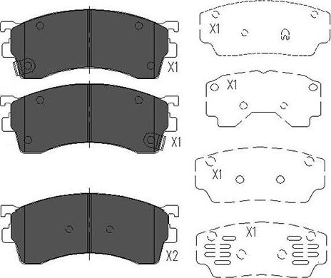 Kavo Parts KBP-4503 - Jarrupala, levyjarru inparts.fi