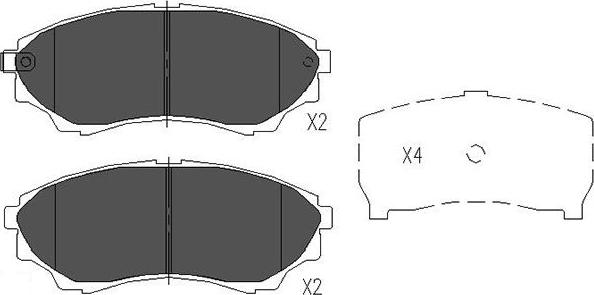 Kavo Parts KBP-4514 - Jarrupala, levyjarru inparts.fi