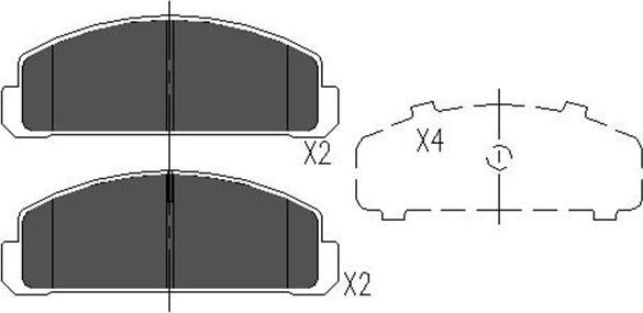 Kavo Parts KBP-4515 - Jarrupala, levyjarru inparts.fi