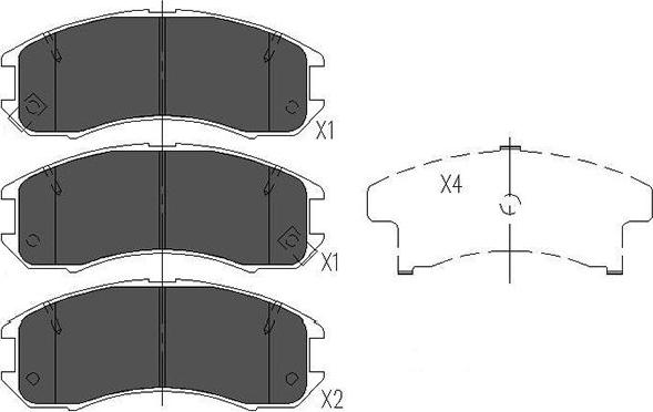 Kavo Parts KBP-4525 - Jarrupala, levyjarru inparts.fi