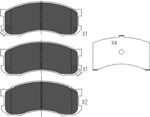 Kavo Parts KBP-4526 - Jarrupala, levyjarru inparts.fi