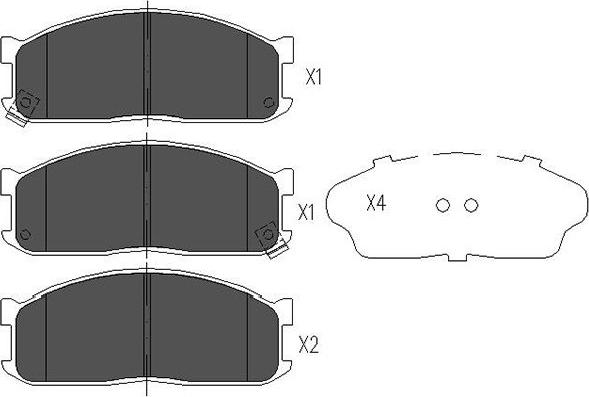 Kavo Parts KBP-4523 - Jarrupala, levyjarru inparts.fi