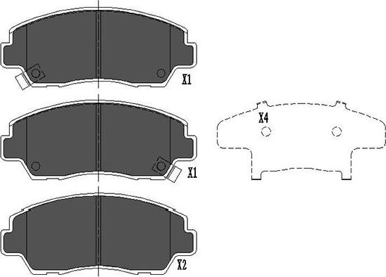 Kavo Parts KBP-4522 - Jarrupala, levyjarru inparts.fi