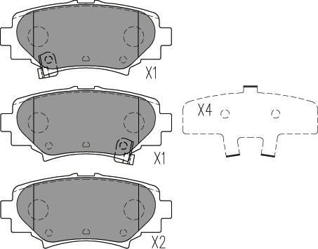 Kavo Parts KBP-4575 - Jarrupala, levyjarru inparts.fi