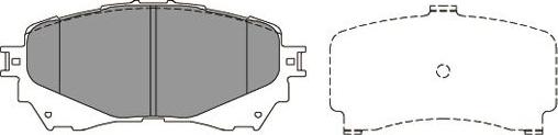 Kavo Parts KBP-4570 - Jarrupala, levyjarru inparts.fi