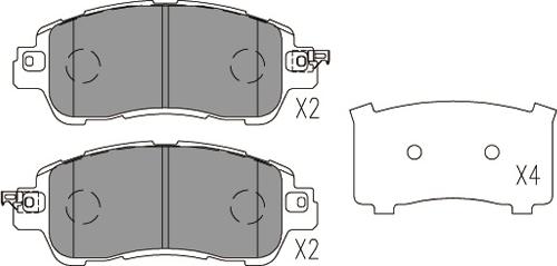 Kavo Parts KBP-4578 - Jarrupala, levyjarru inparts.fi